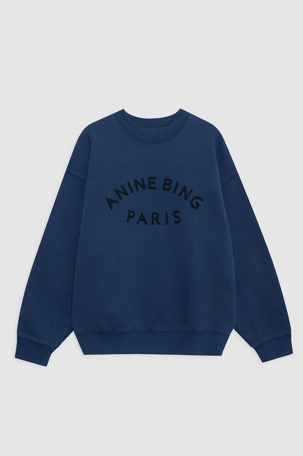 ANINE BING ネイビー トレーナー Anine Bing Activewear for Women | Online Sale up to 70% off