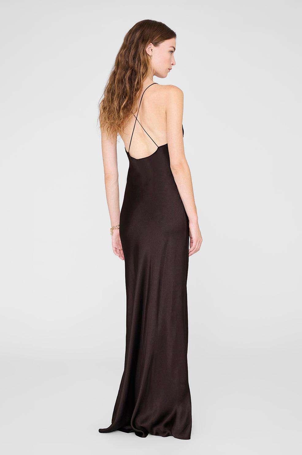 anine bing black slip dress Cole Dress