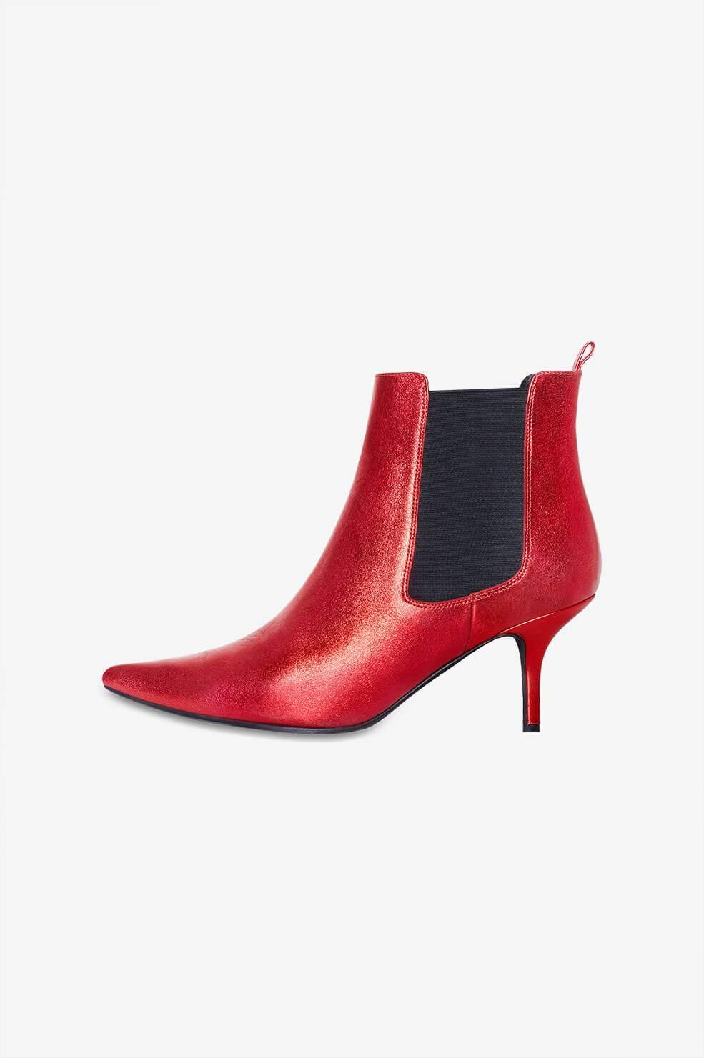 anine bing red boots