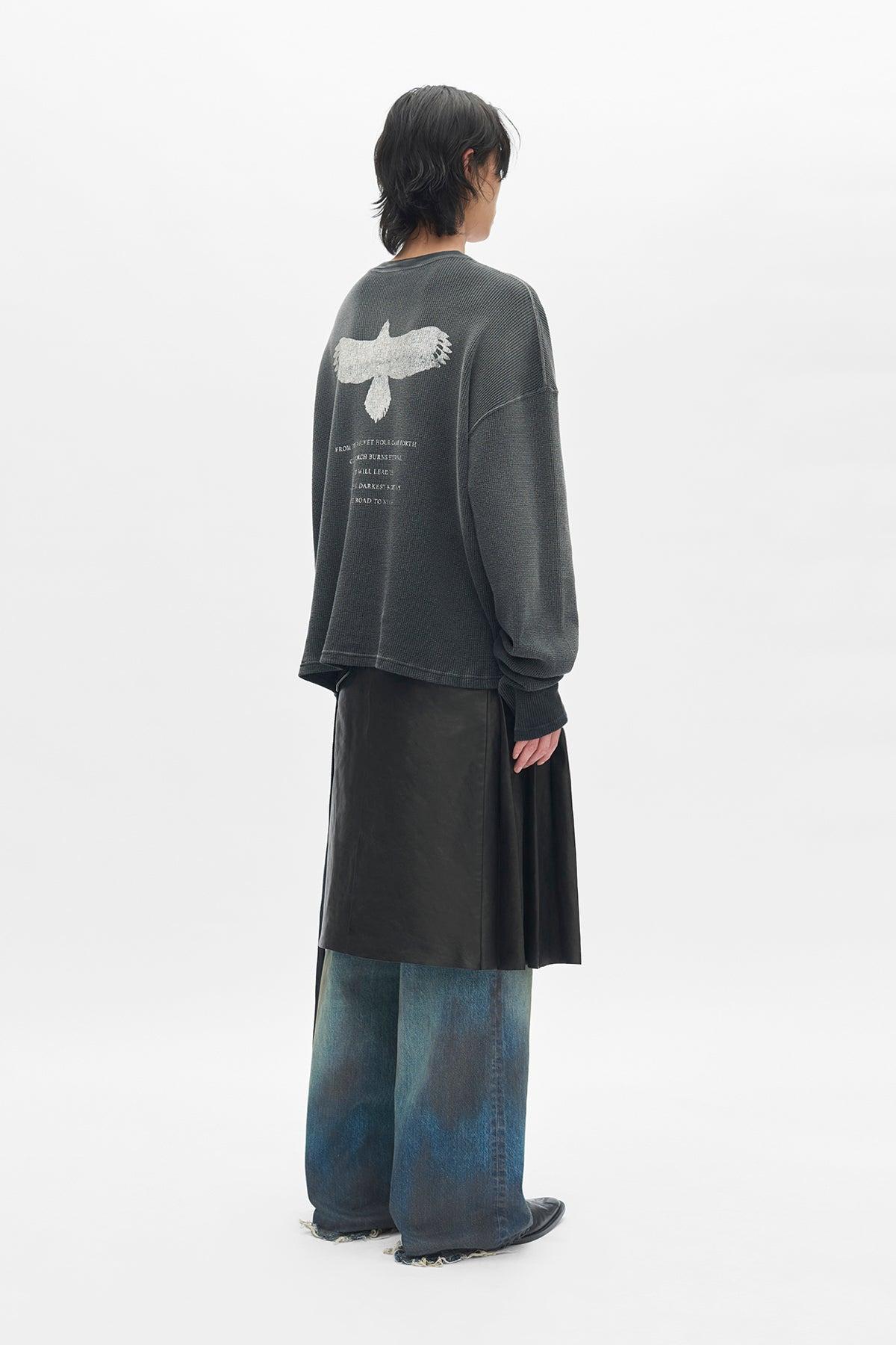 Ann Demeulemeester Emil Long Sleeve T-Shirt in Blue for Men | Lyst UK
