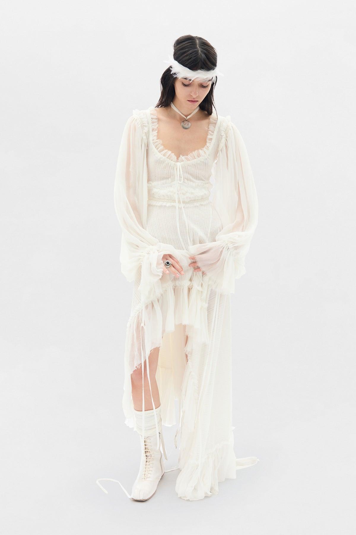 knee length dresses for ladies DAPHNE DRAPED MAXI DRESS | CULT MIA main image 1
