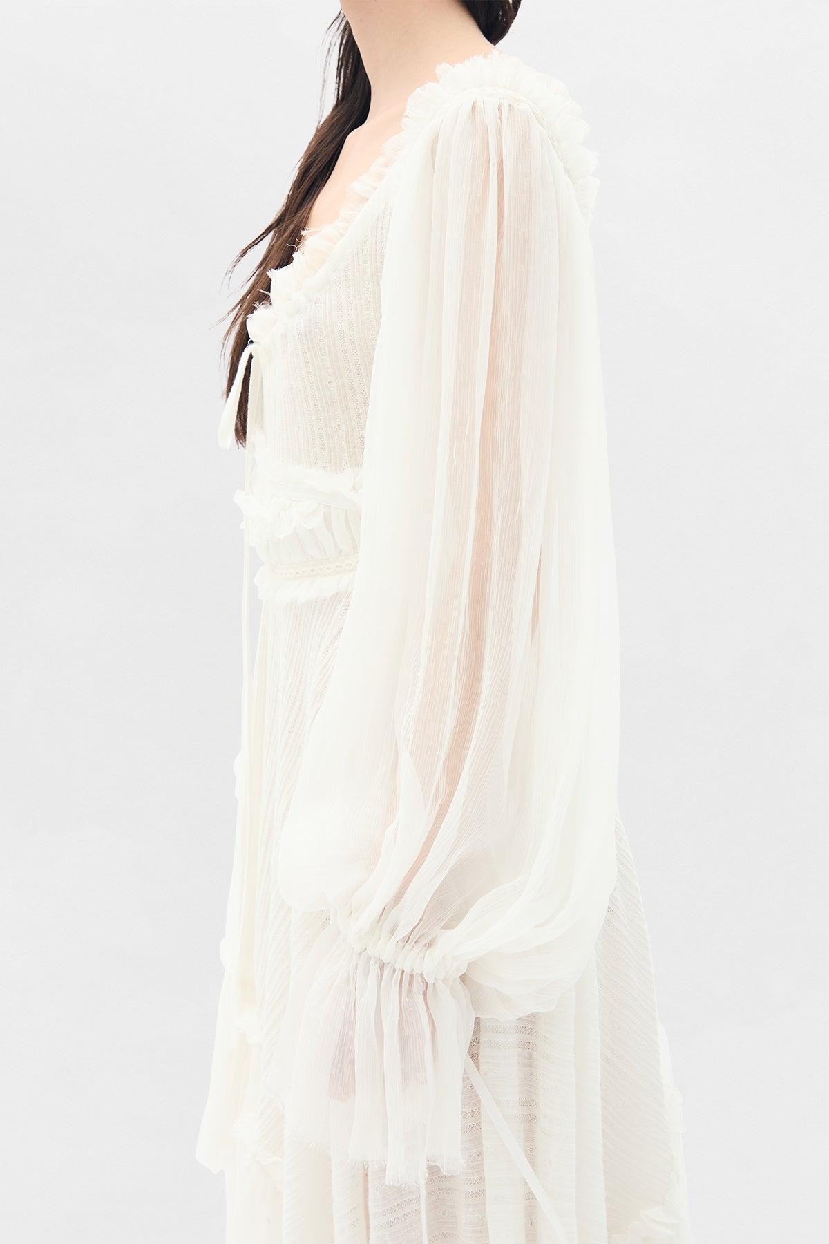 sachin and babi light blue dress French Connection Floriana Faron Empire Waist Dress In Summer White - 70%  Off main image 1