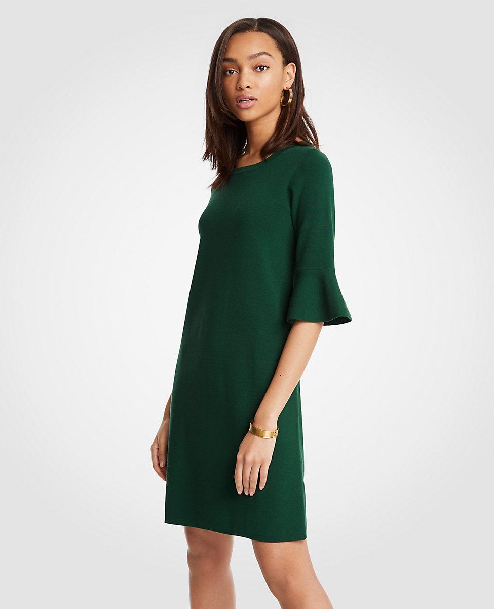 ann taylor green dress