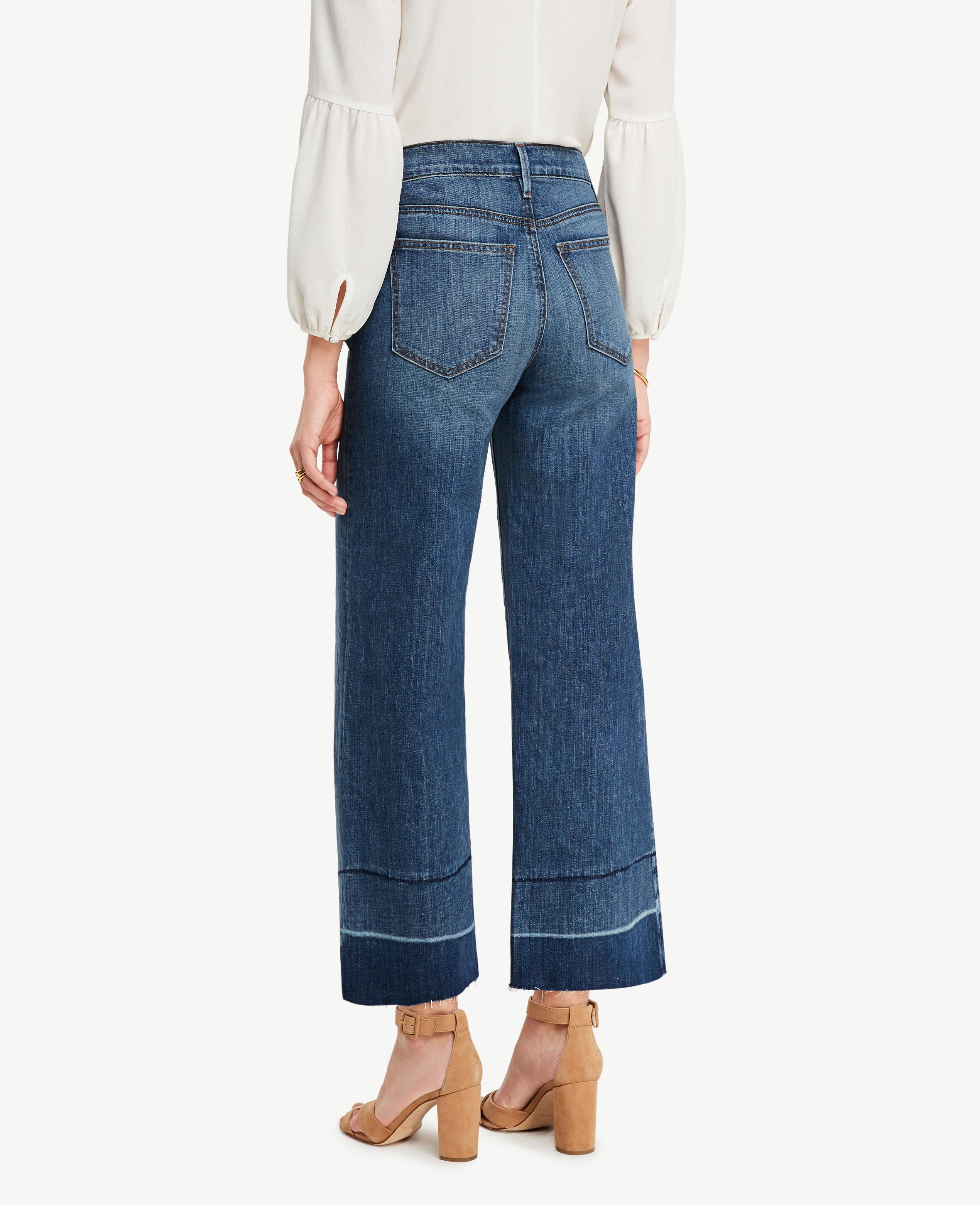 ann taylor cropped jeans