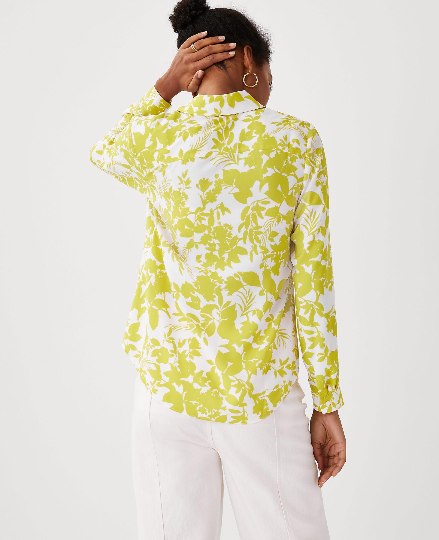 Ann Taylor Floral Essential Shirt in 