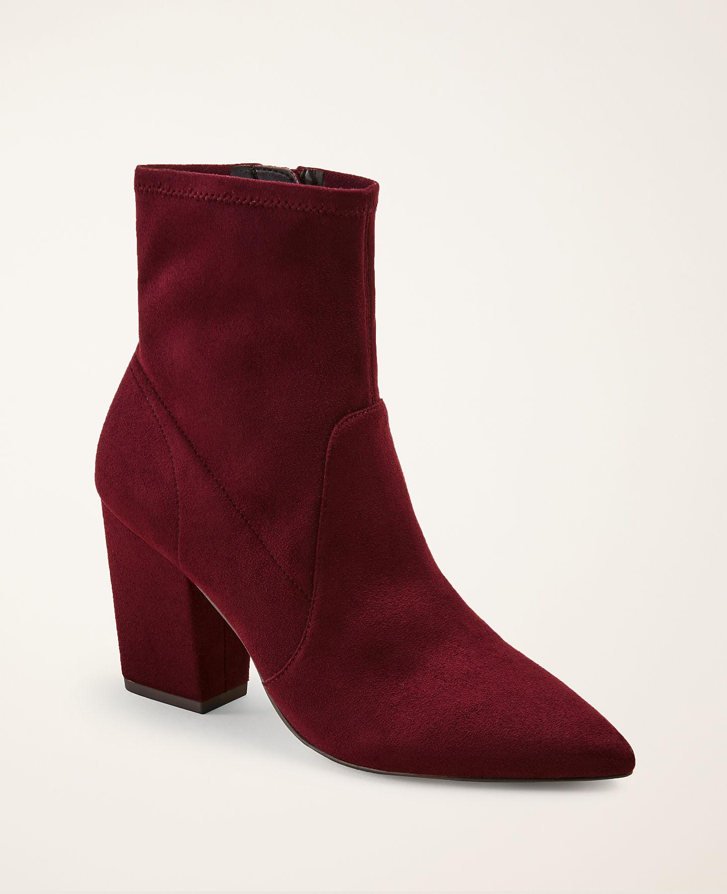 cari block heel bootie