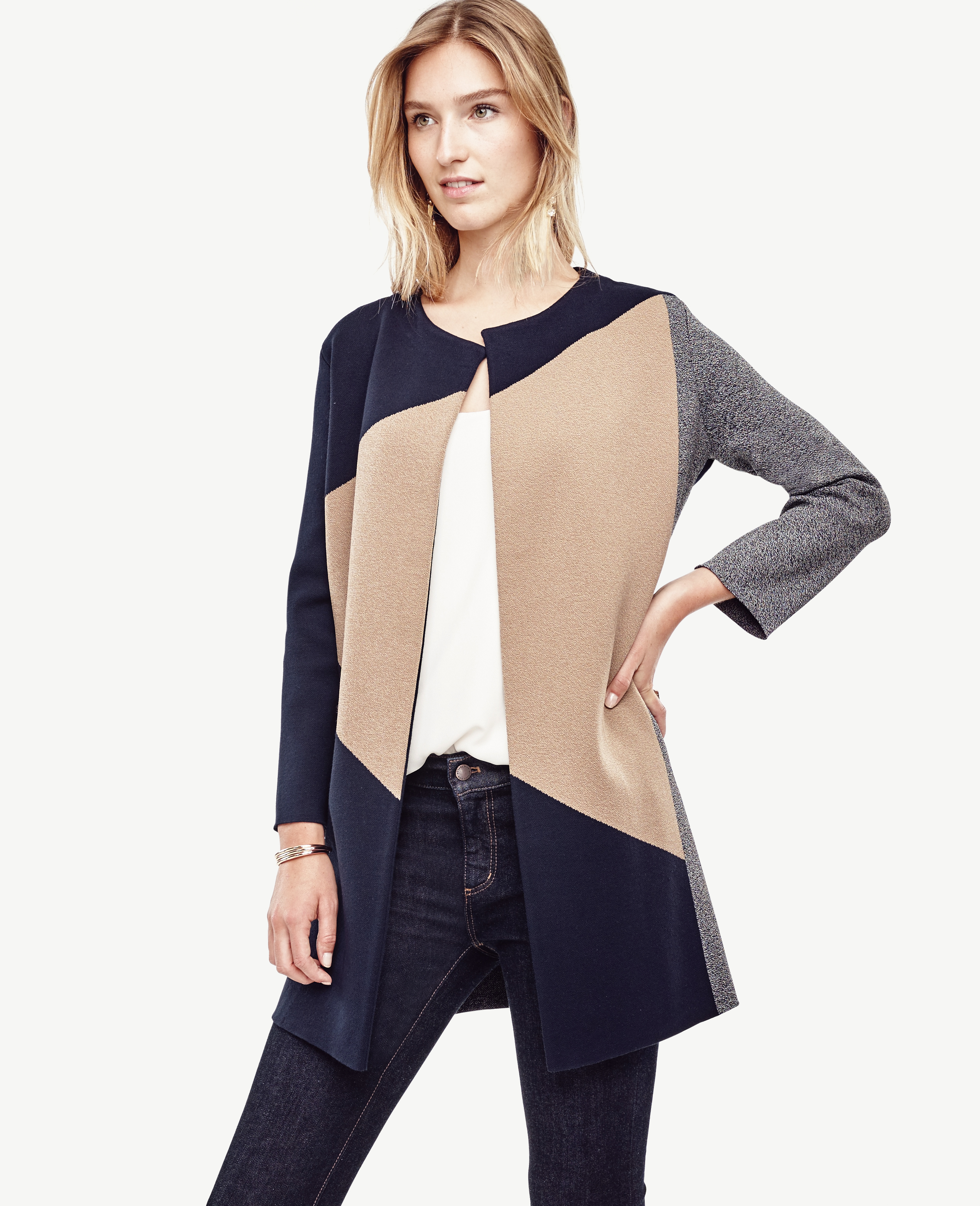 ann taylor sweater jacket