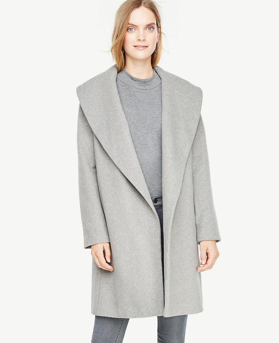 Ann taylor wool wrap coat Clearance