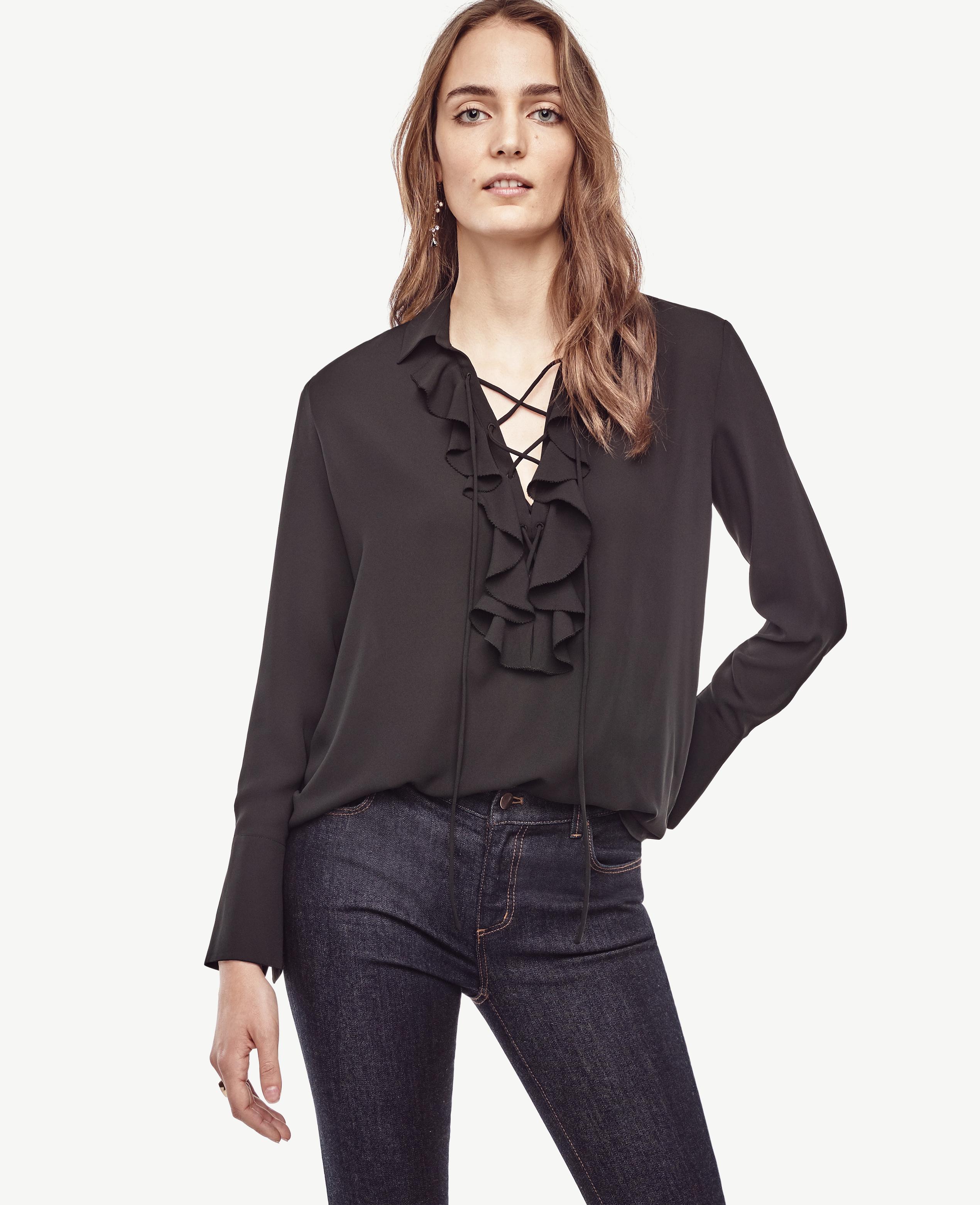 Black Ruffle Blouse Shop for ruffle blouse at tubidyindir.ga Free Shipping. Free Returns. All the time.