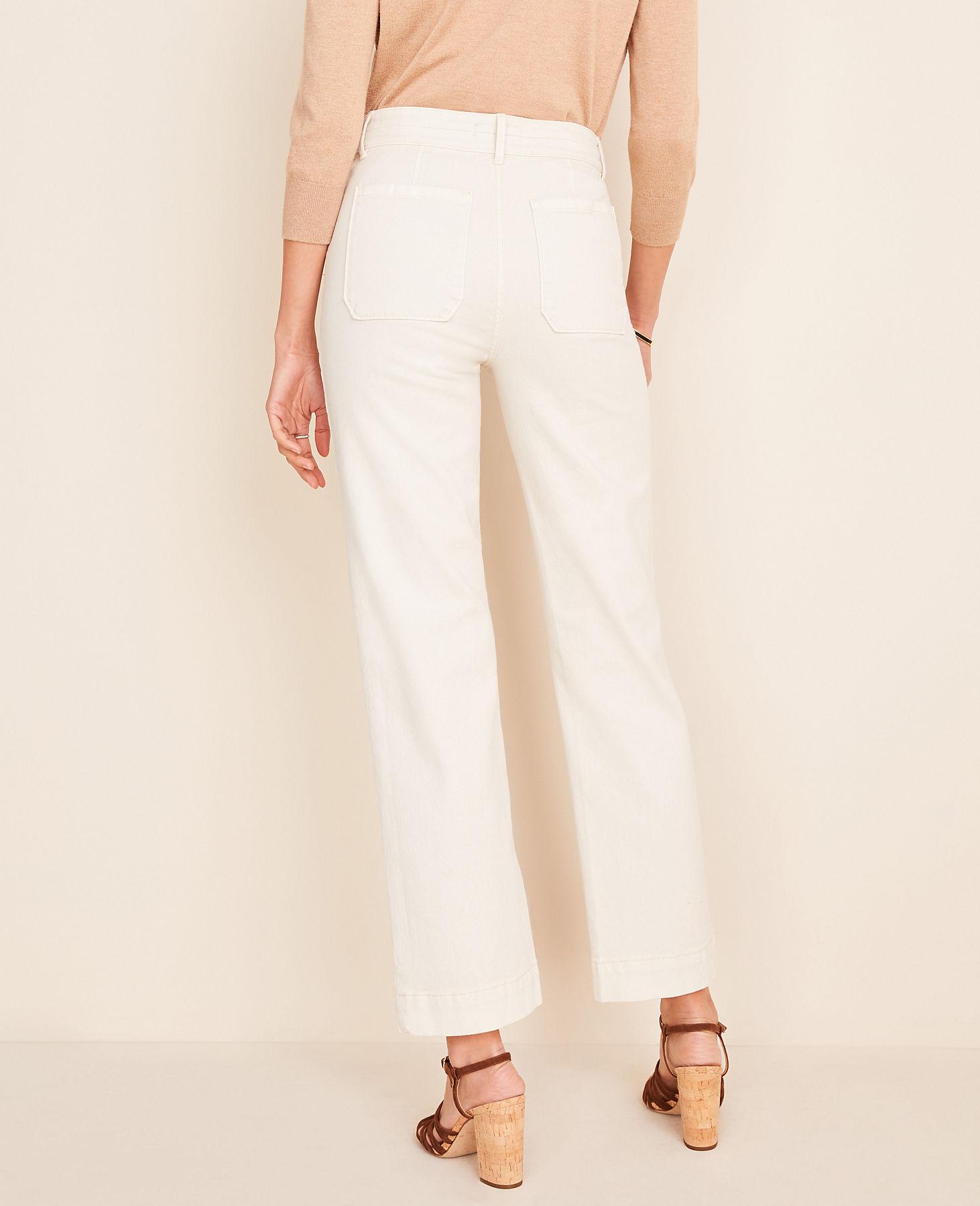 Ann Taylor Denim Easy Straight Jeans In 