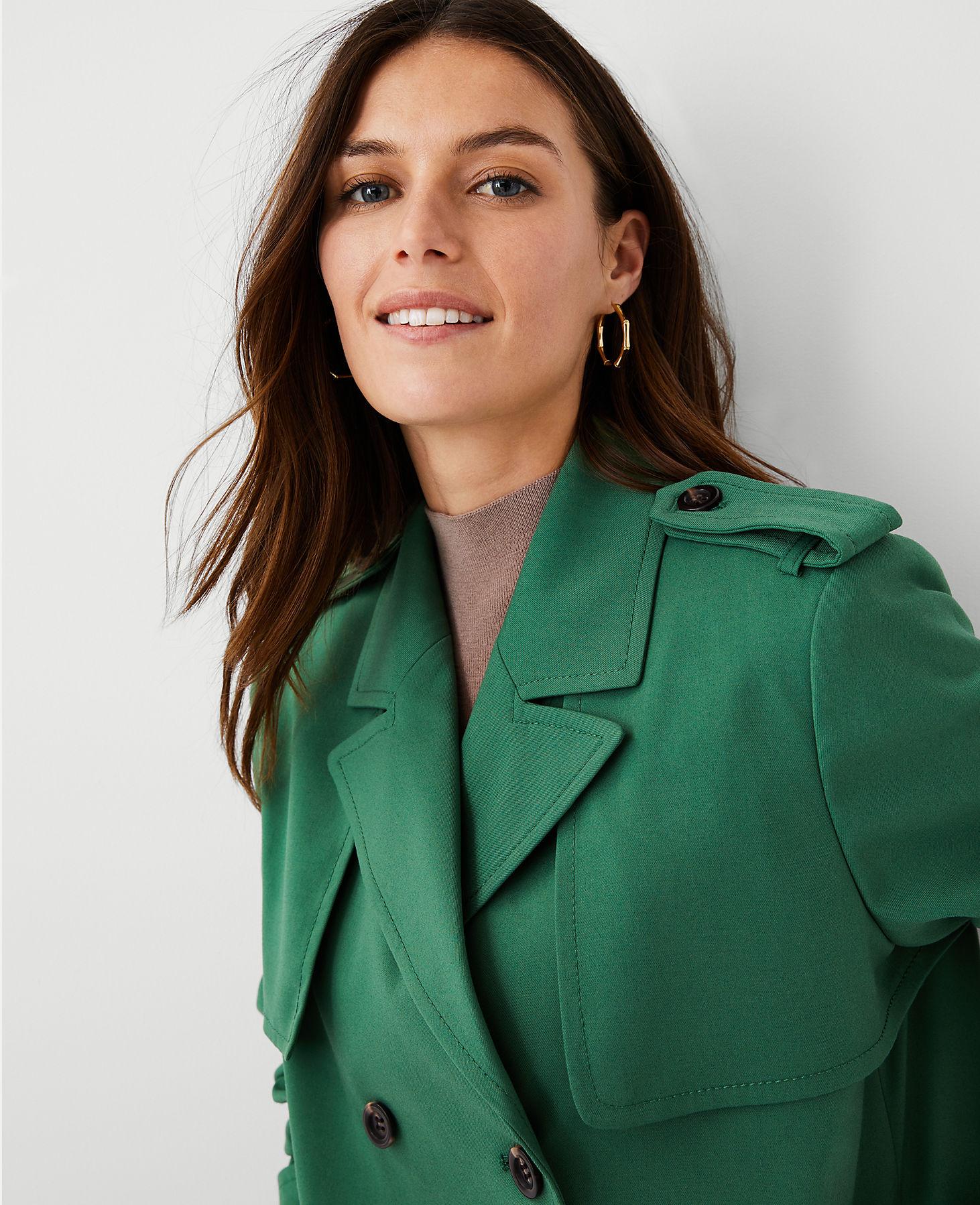 ann taylor green jacket