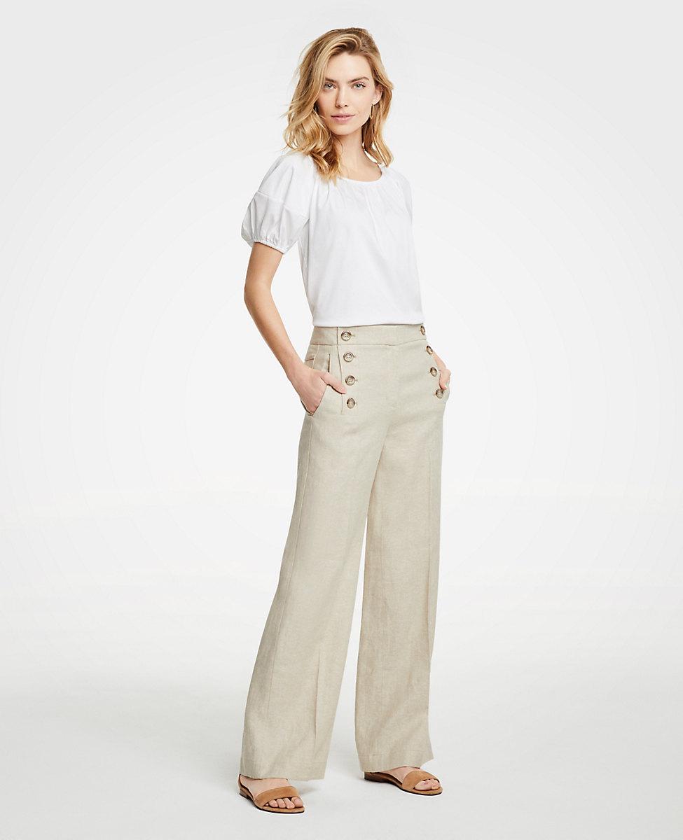 ann taylor wide leg pants