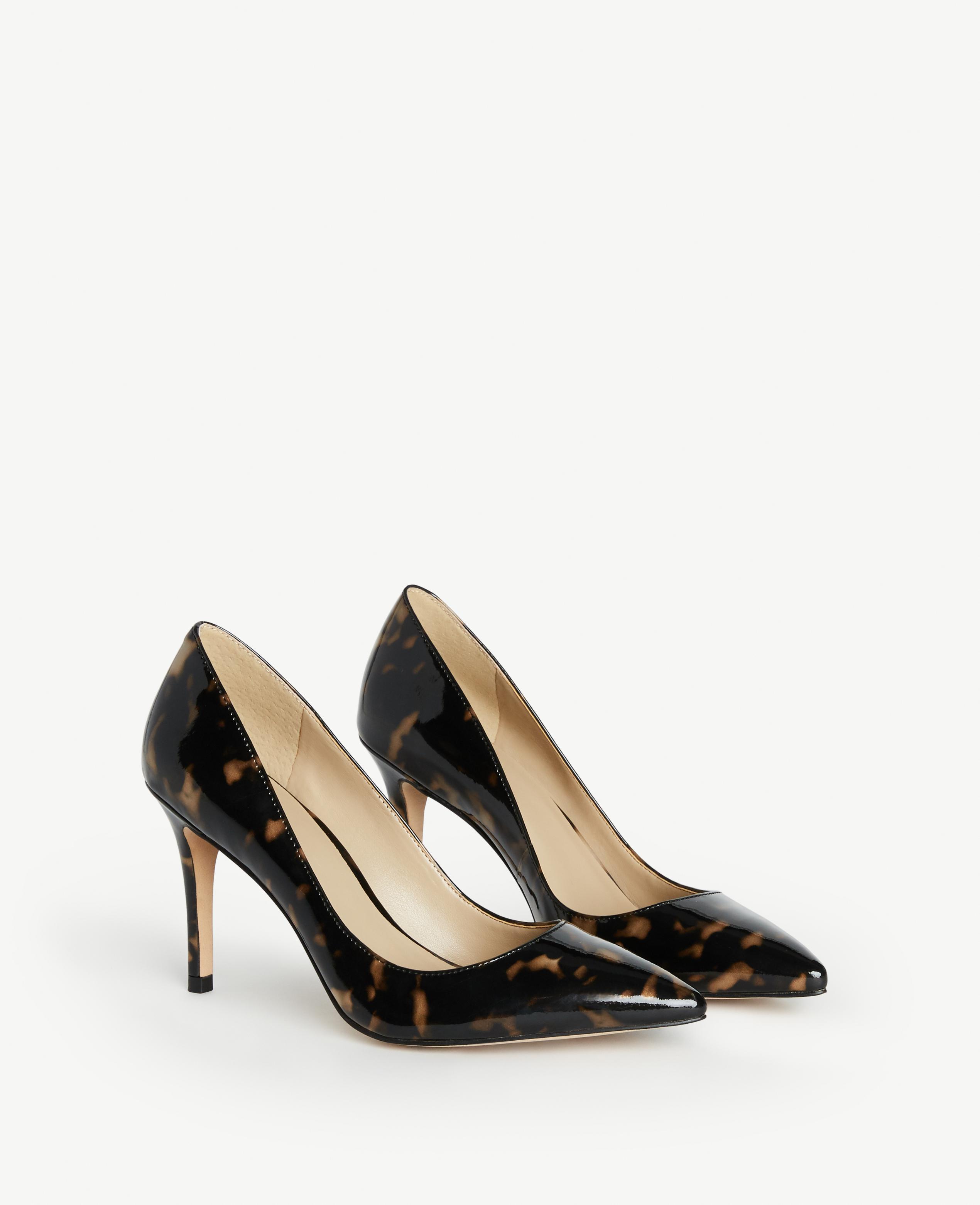 ann taylor tortoise shell pumps