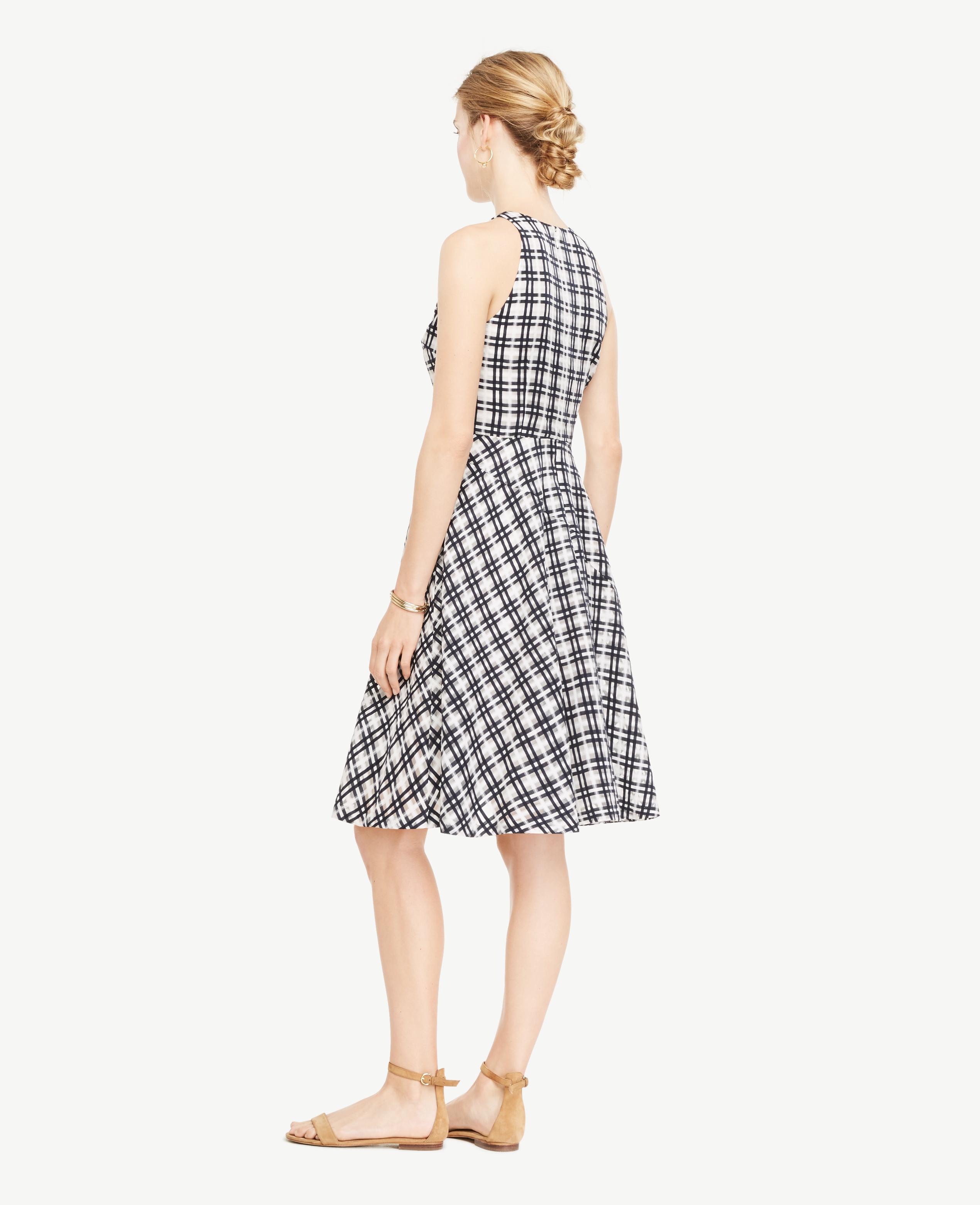 ann taylor plaid dress