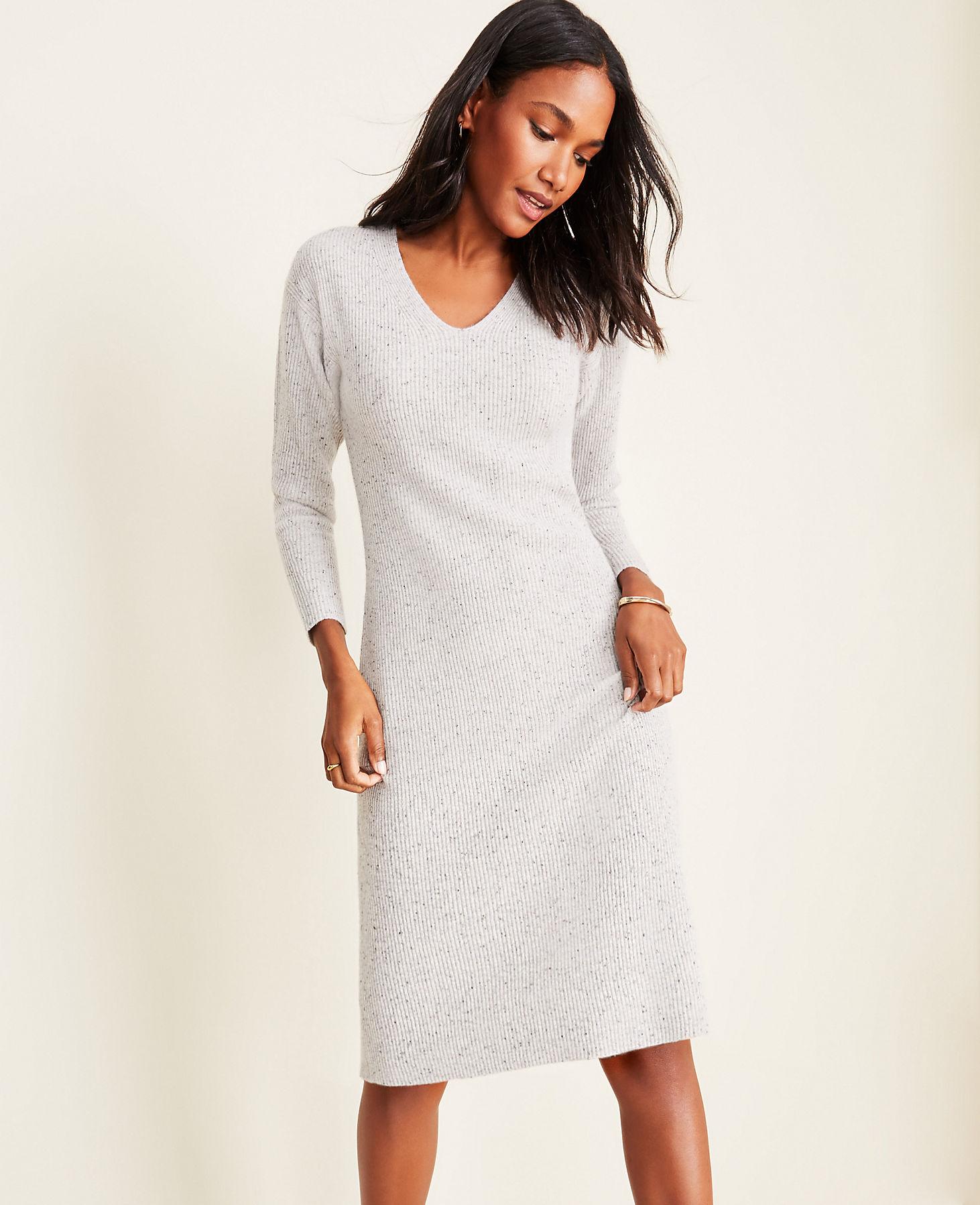 ann taylor sweater dress