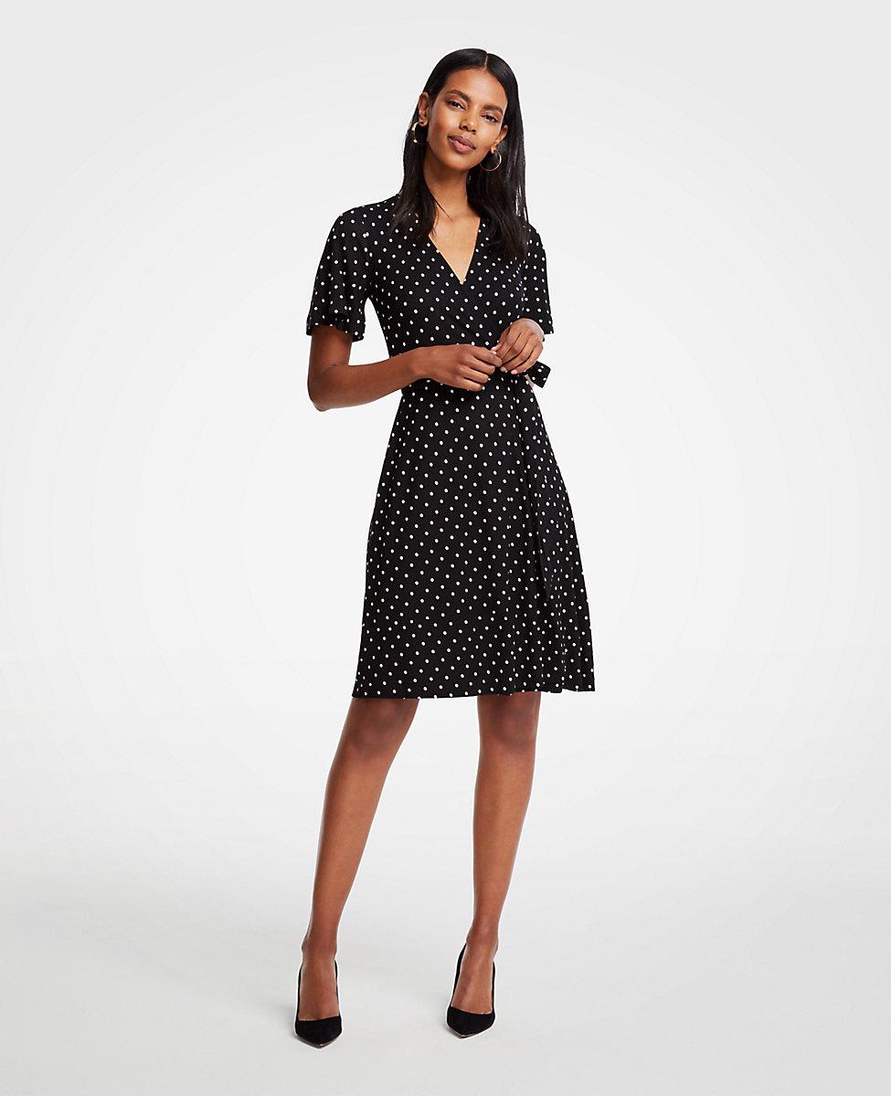ann taylor flutter sleeve dress