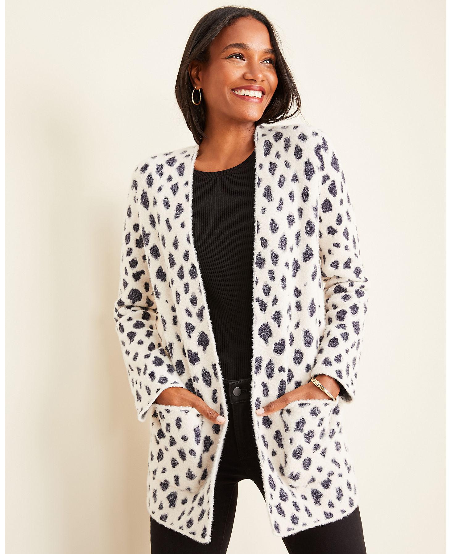 ann taylor open cardigan