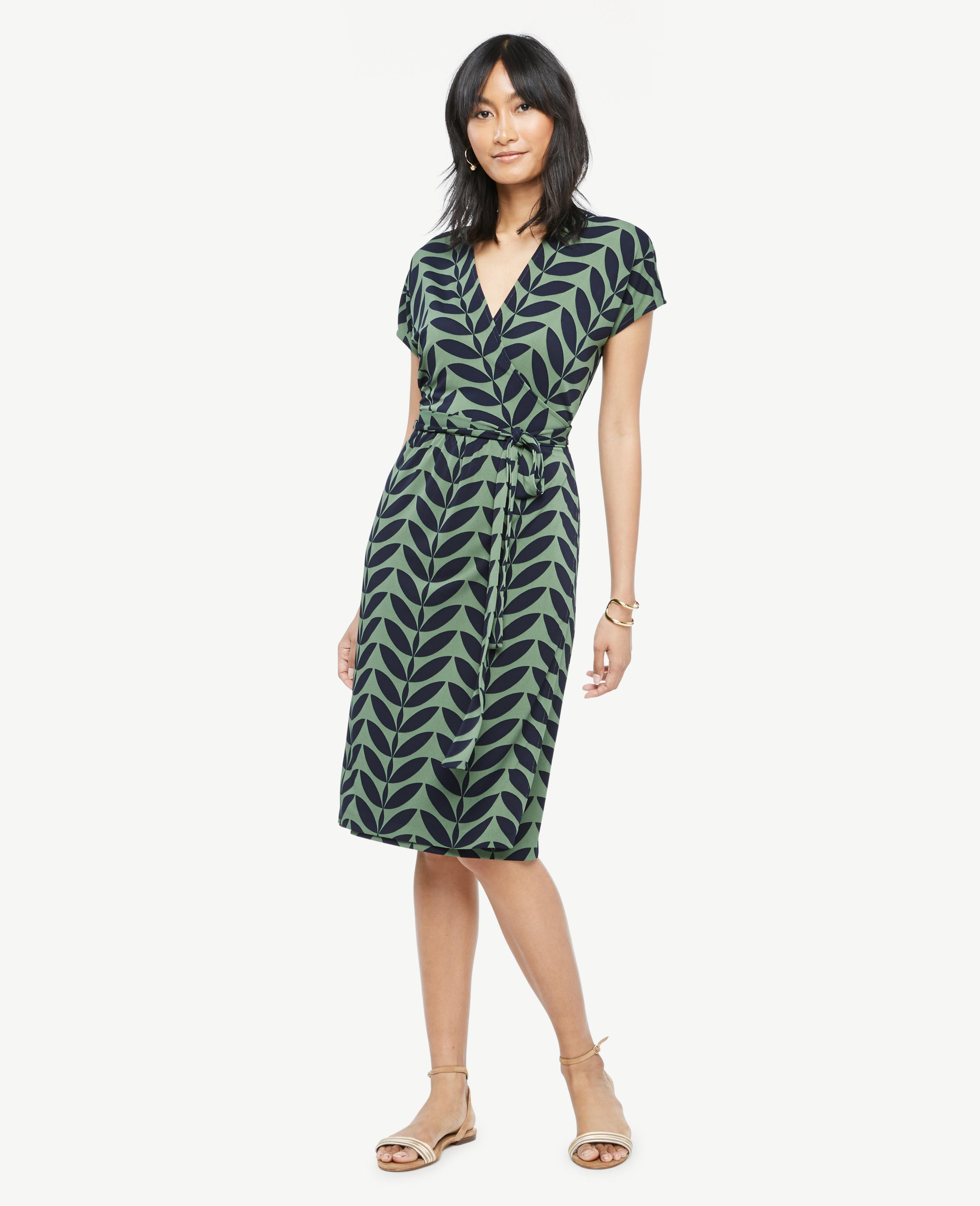 dolman sleeve wrap dress