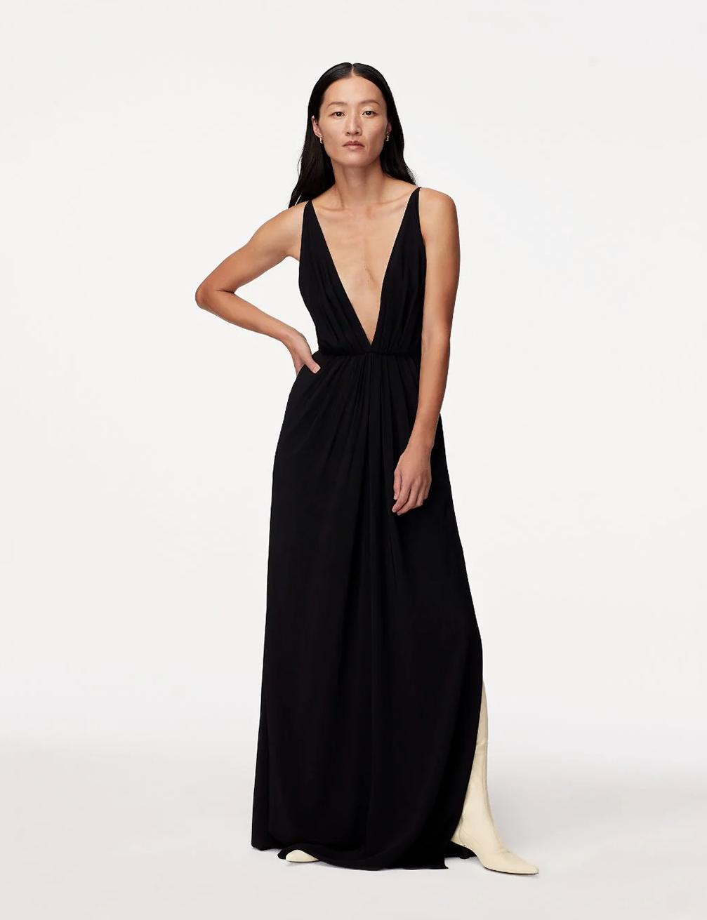 black off shoulder dress mini YVETTE LONG SLEEVE OFF SHOULDER MINI DRESS main image 1