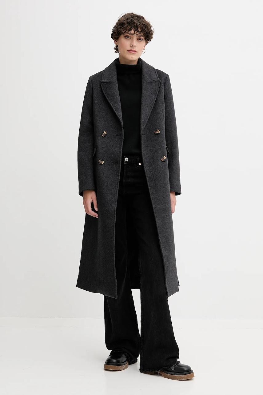 Pepe Jeans W11 TRUTH LONG - Cappotto corto - black/nero
