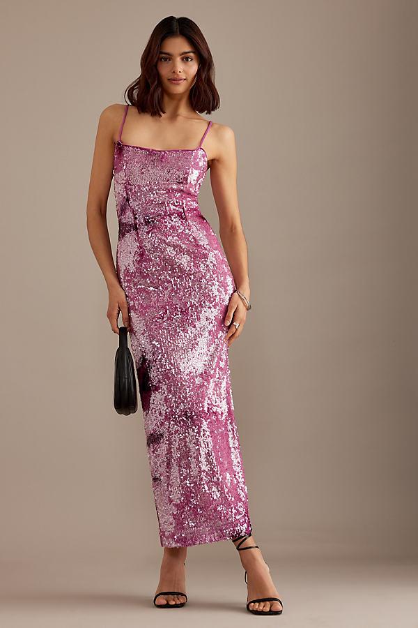 Bardot Infinite Sequin Maxi Dress in Pink Lyst UK