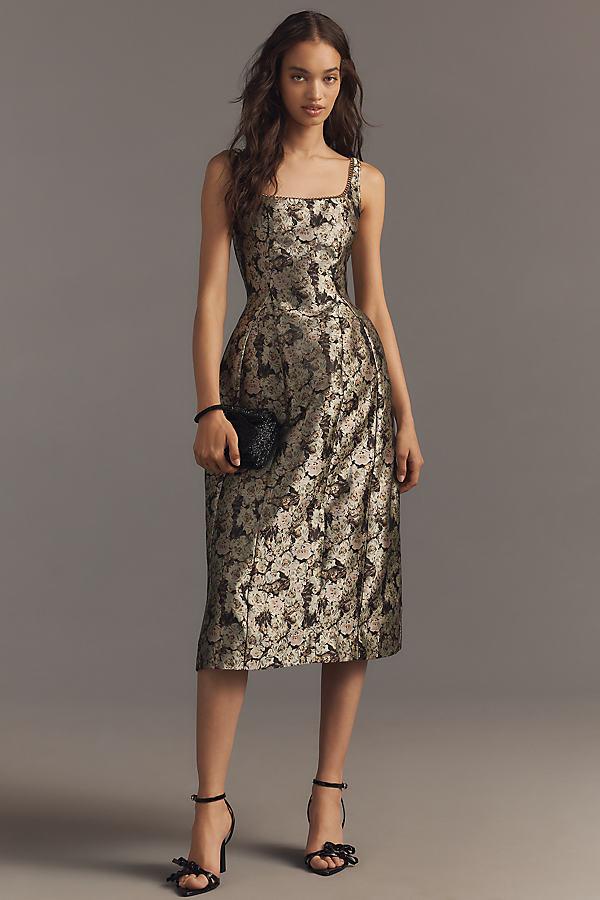 maeve square-neck fit-and-flare mini dress M Fit & Flare Long Maxi Dress main image 0