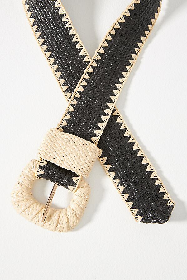 By Anthropologie Linea Pelle Woven Raffia Stretch Belt Lyst UK