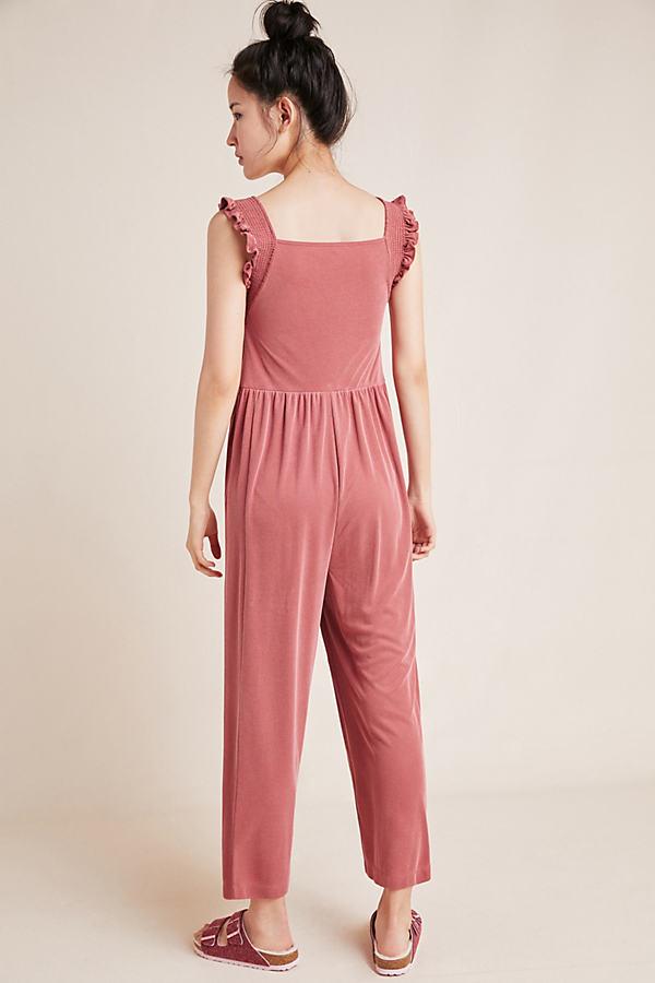 billie ribbed cupro jumpsuit