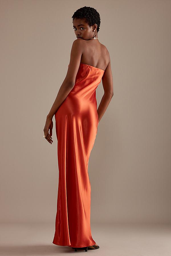 anthropologie orange strapless dress Rent Anthropologie Orange Dress UK 12