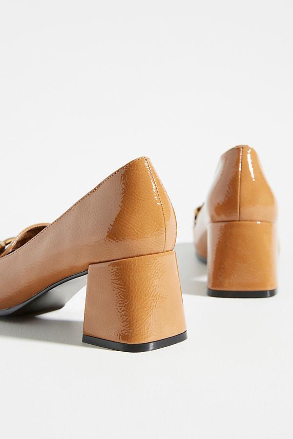 Valencia Buckle Heel Shoes AJ Valencia Womens Size 11W Animal