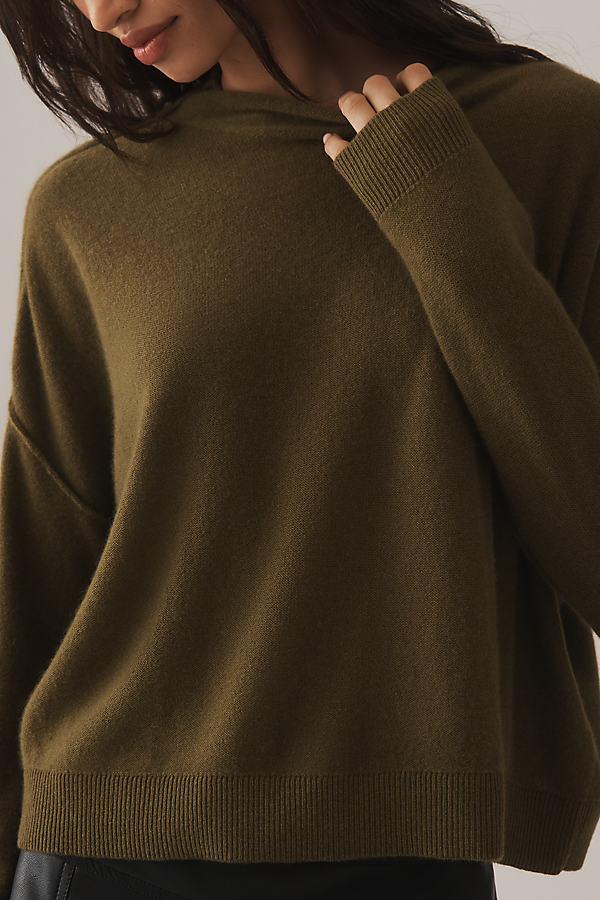 Pilcro Alani Cashmere Mock Neck Jumper in Green Lyst UK