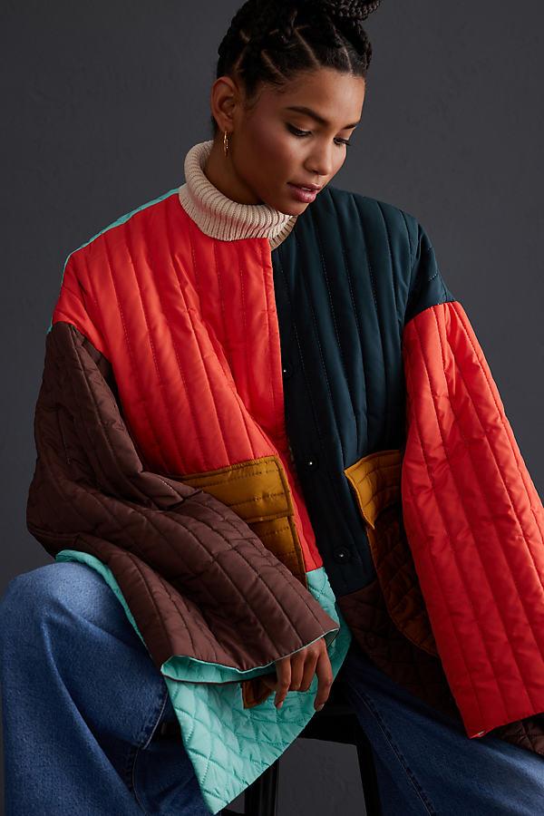 Stella Nova Laerke Lou Quilted Jacket in Red Lyst UK