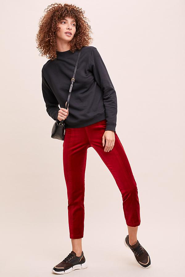 anthropologie velvet pants