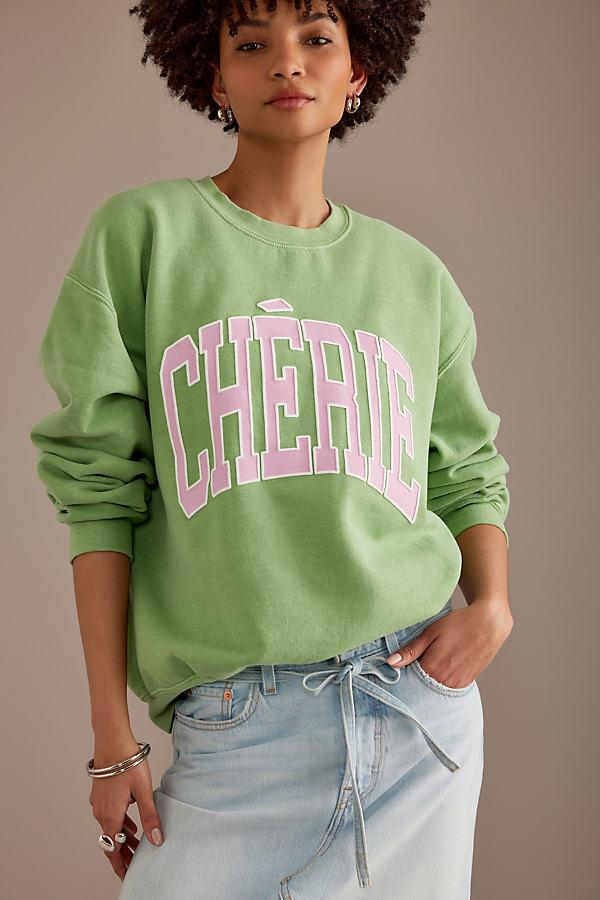 Pilcro Cherie Oversized Sweatshirt in Green Lyst UK