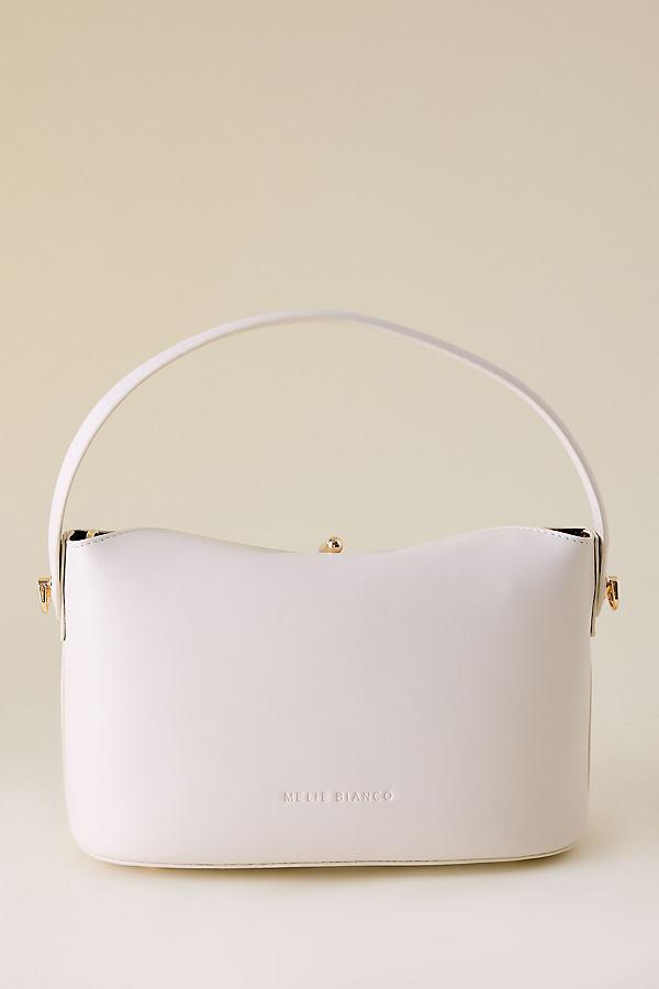 Melie Bianco Lana Faux-Leather Shoulder Bag in Natural | Lyst UK