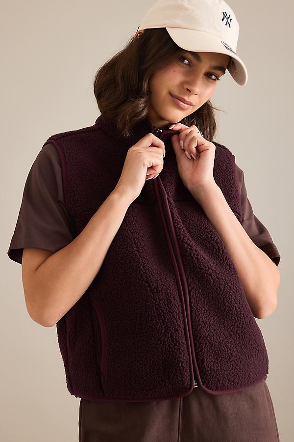 Champion Teddy Vest in Brown Lyst UK