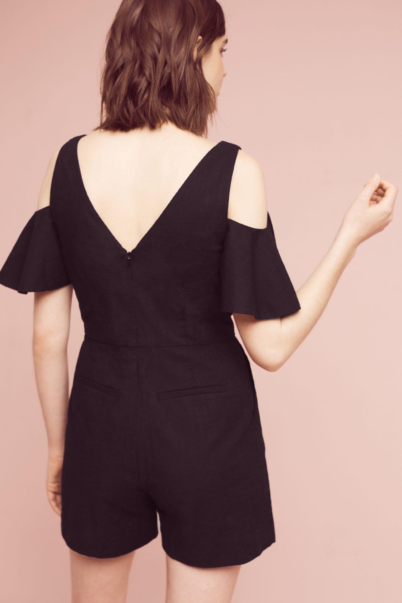 elevenses black romper