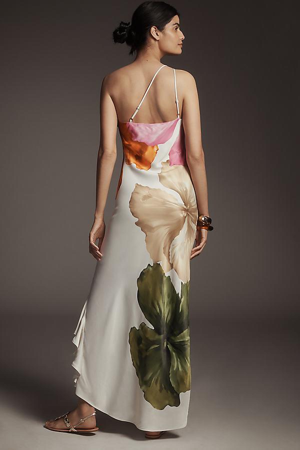 By Anthropologie Lucinda One-Shoulder Maxi Slip Dress in Natural | Lyst UK By Anthropologie Lucinda One-Shoulder Maxi Slip Dress in Natural | Lyst UK