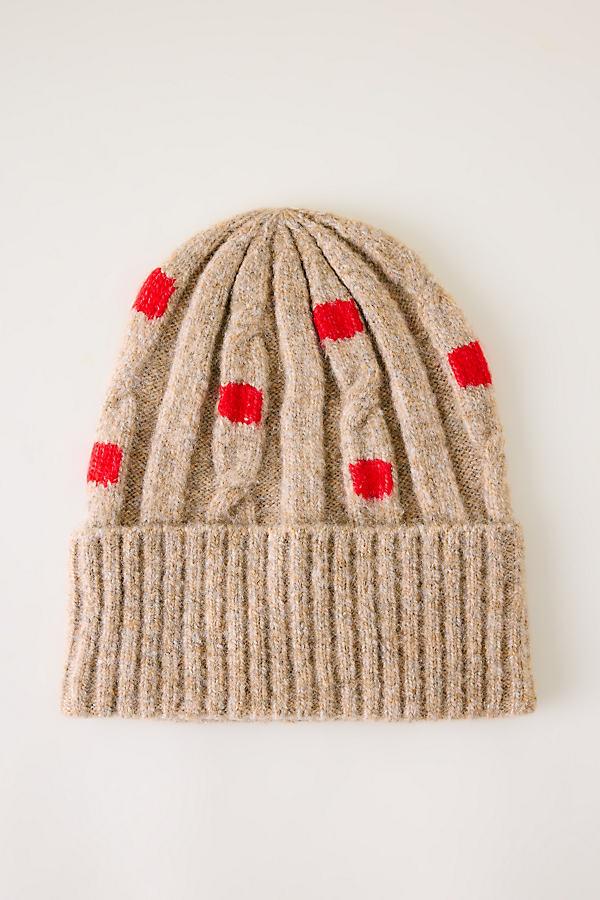 By Anthropologie Polka Dot Cable Beanie By Anthropologie Polka Dot Cable Beanie | Anthropologie main image 2