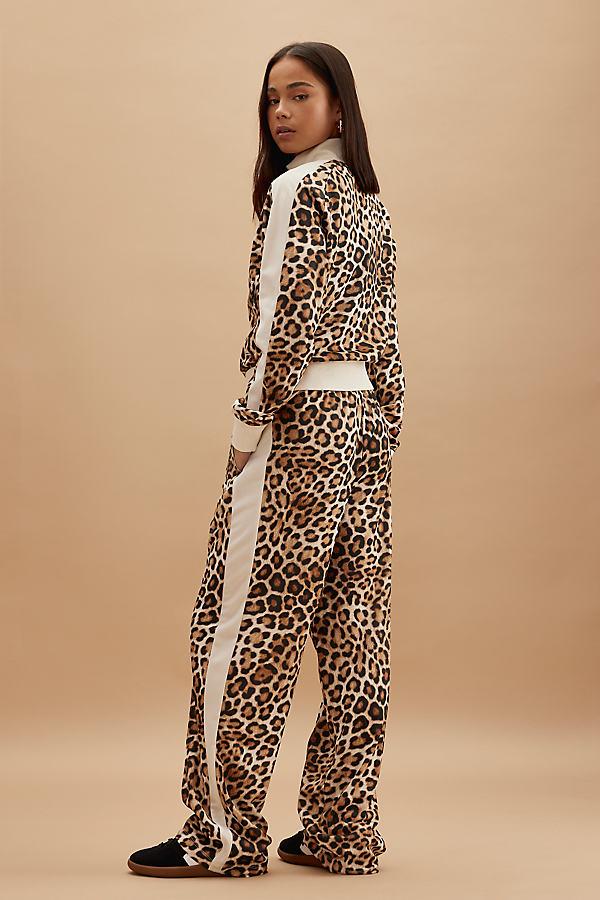 PUMA T7 Leopard Short Track Jacket in Brown Lyst UK