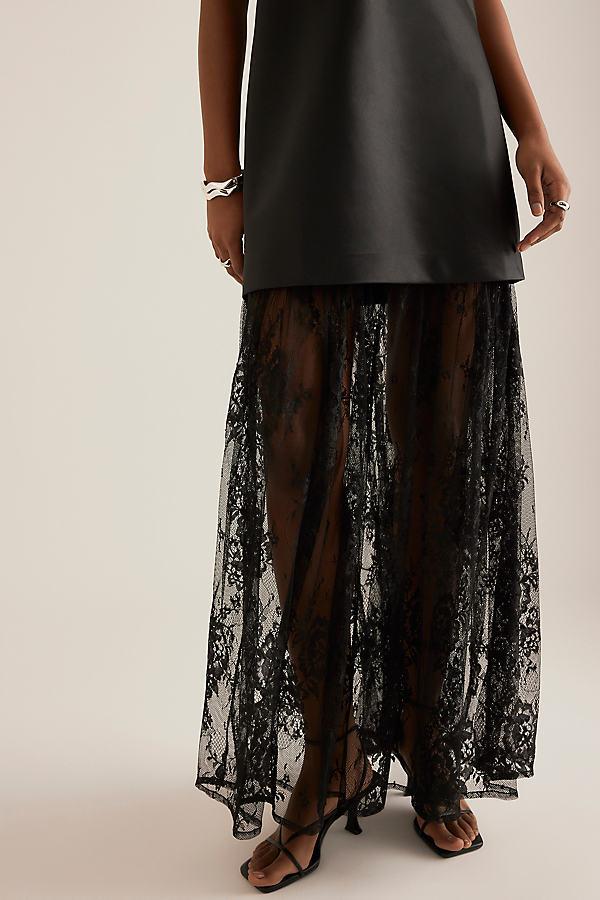 By Anthropologie Lace Twofer Strapless Maxi Dress in Black | Lyst UK By Anthropologie Lace Twofer Strapless Maxi Dress in Black | Lyst UK