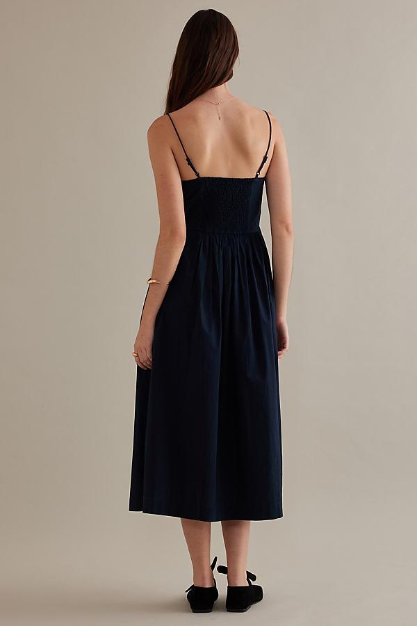 knee length dresses for ladies Damson Madder Penelope Midi