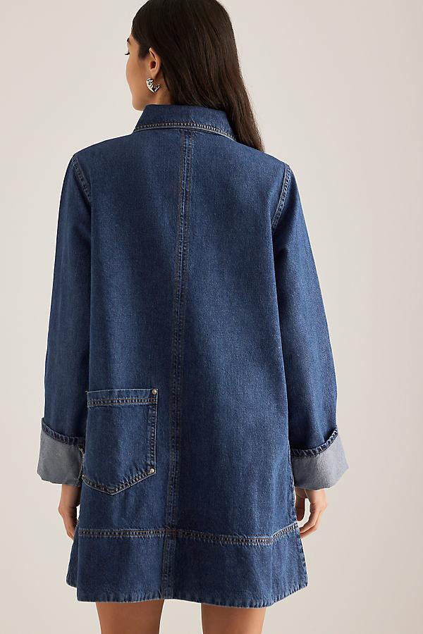white christmas dresses I GOT WHAT YOU NEED POCKET DENIM MINI DRESS – AKIRA main image 1