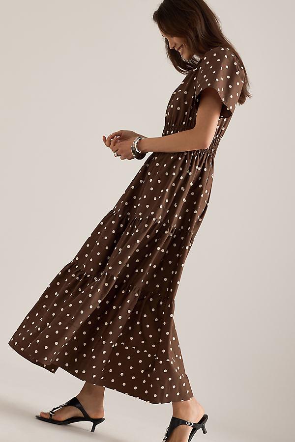 anthropologie brown polka dot dress Polka Dot Dress in Palm Springs
