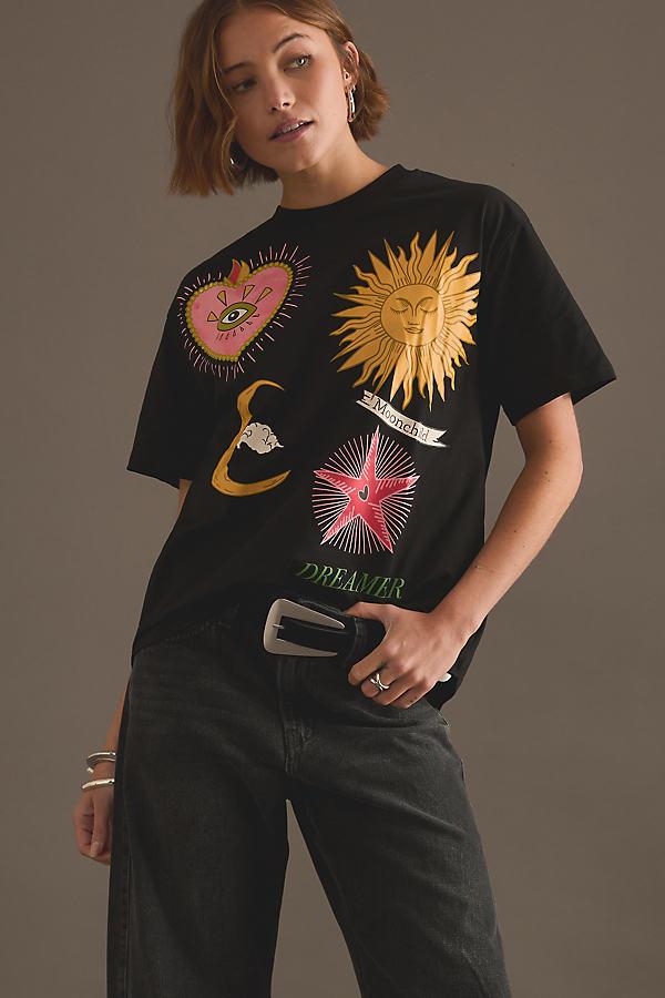 Never Fully Dressed Mystical T-Shirt in Black Lyst UK