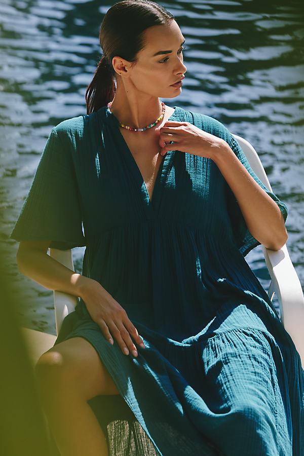kallie flowy maxi dress Anthropologie Celandine x Claire Johnson The Kallie Flowy Maxi Dress at MarketFair Shoppes in Princeton, NJ
