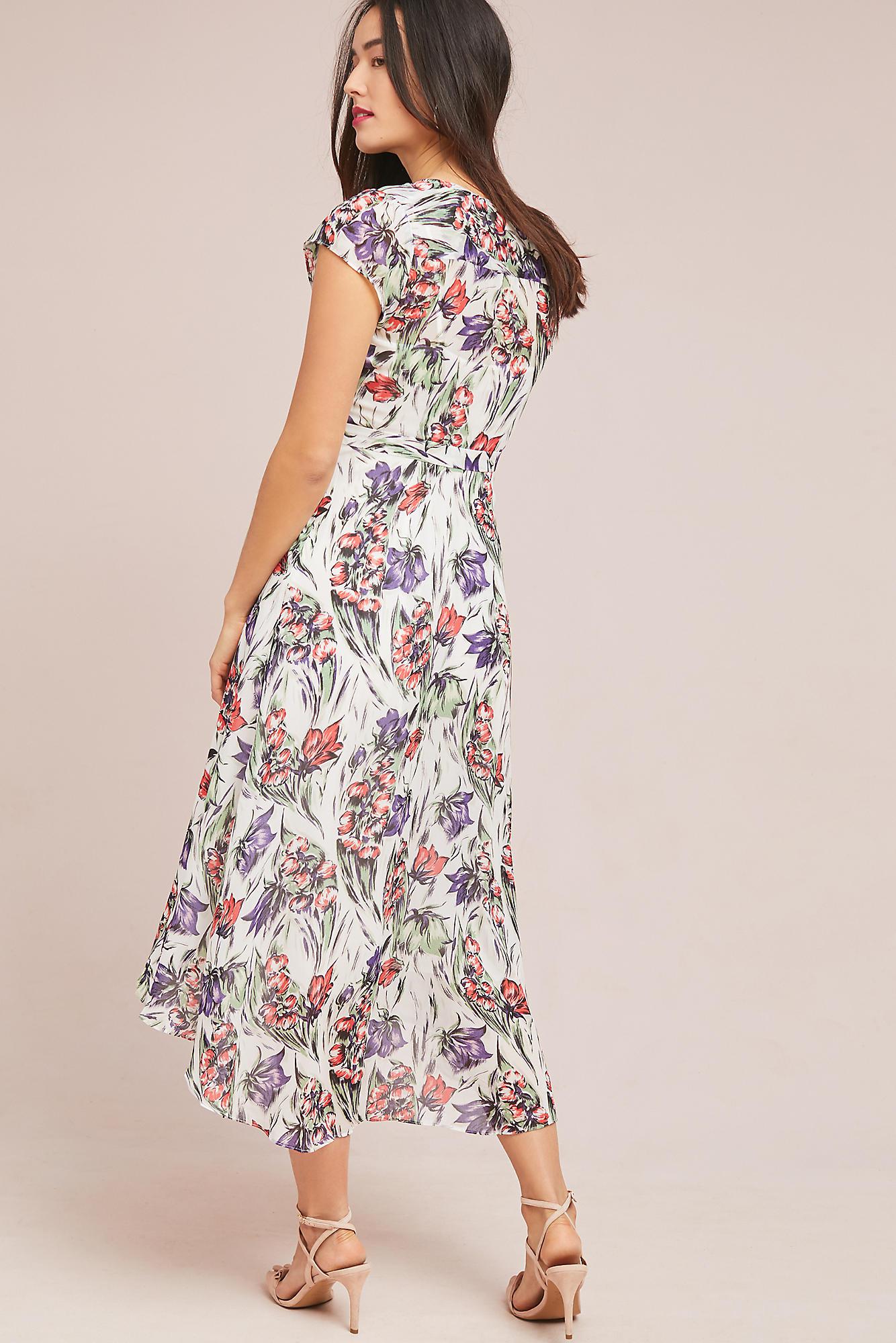flora wrap dress