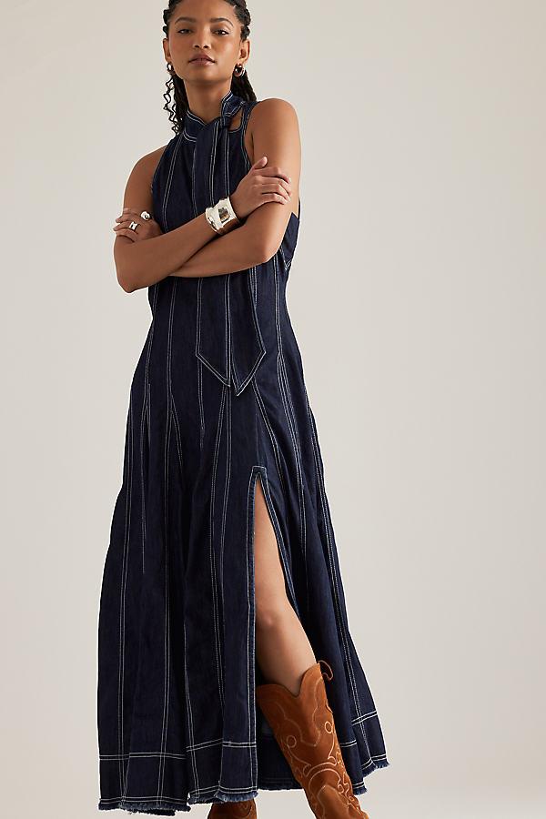white christmas dresses Pilcro Long-Sleeve Denim Micro Mini Shirt Dress