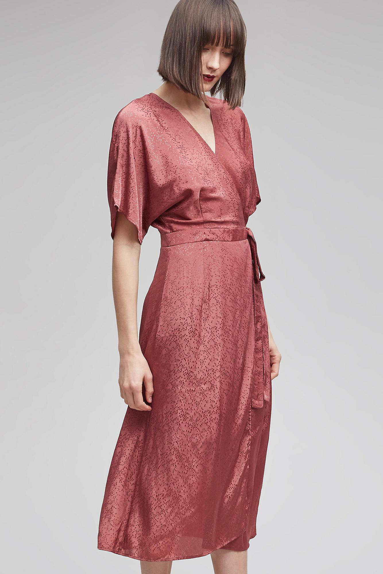 gestuz wrap dress