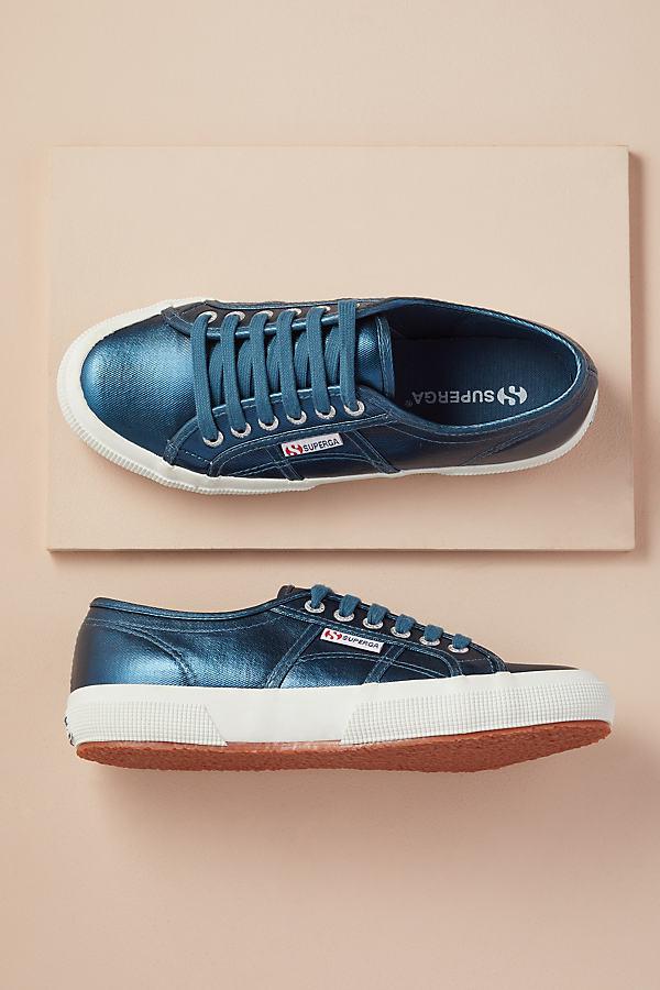 superga blue metallic